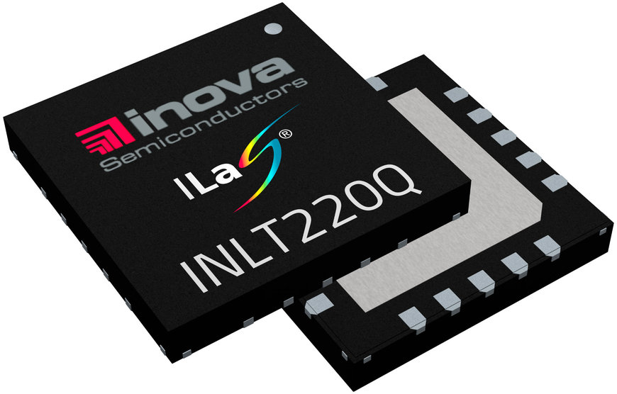 Inova Semiconductors präsentiert neuen Mixed-Signal-Transceiver für ISELED Licht- und Sensornetzwerke im Automobil